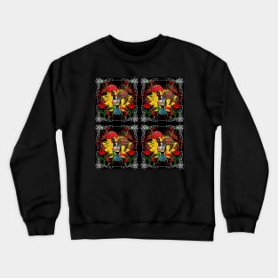 Portugal, Galo de Barcelos Crewneck Sweatshirt